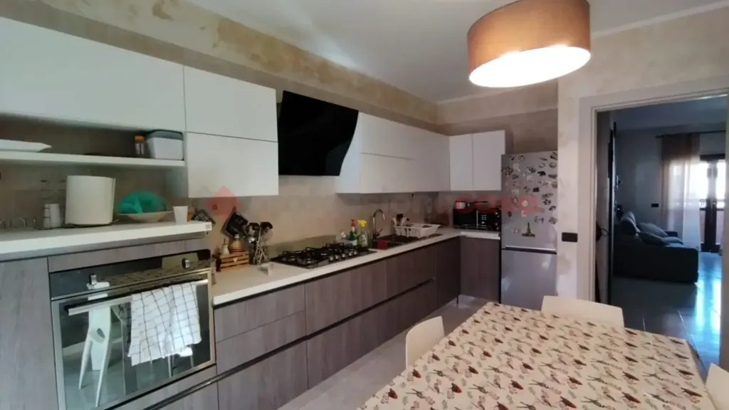 Cuisine - Armed Apartment with Balcony in Grottaglie