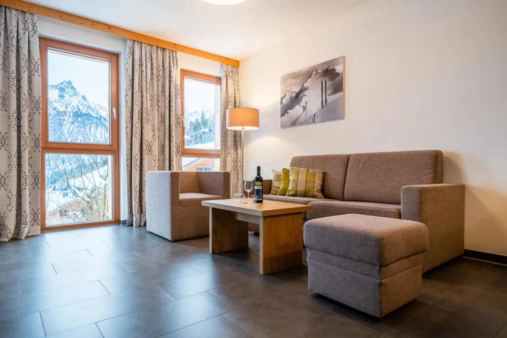 Séjour - 6-Personne Apartment with Ski Access in Bürserberg