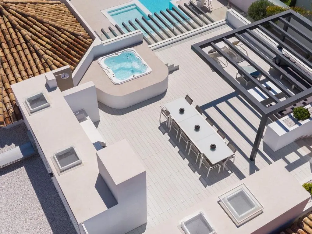 Aerial - Luxury Villa with Pool in Marbella