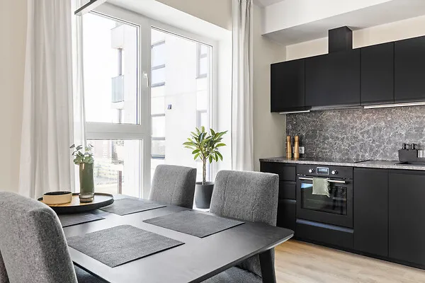Sala da pranzo - Modern Flat with Balcony in Haabersti, Tallinn