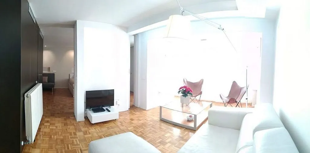 Living Room - Loft Studio with Air Conditioning in Ensanche - Diputación