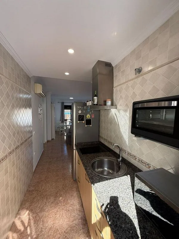 Kitchen - 2-Bed Apartment with Terrace in Chipiona