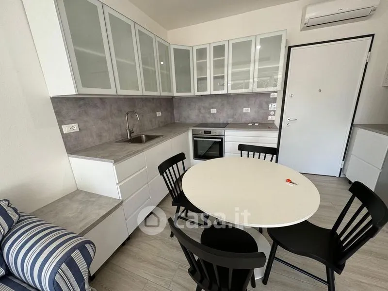 Köök - Modern Studio with Balcony in Cervia