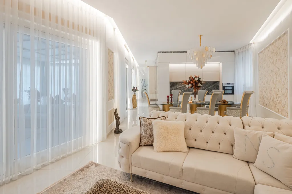 Séjour - Penthouse with Panoramic Terrace in Milan