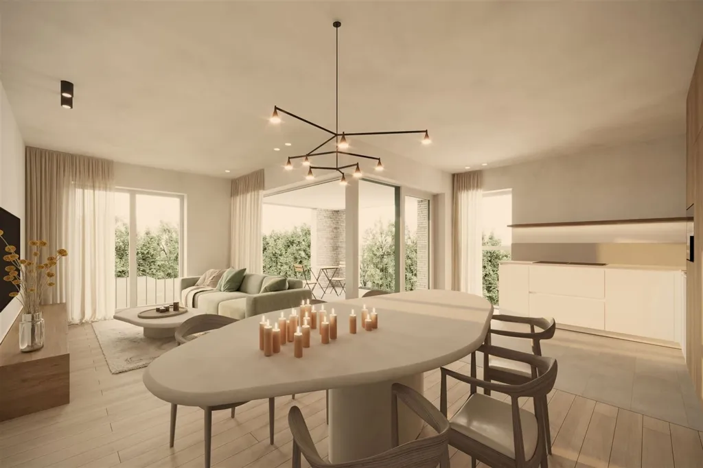 Dining Room - Apartment with Terrace in Wondelgem