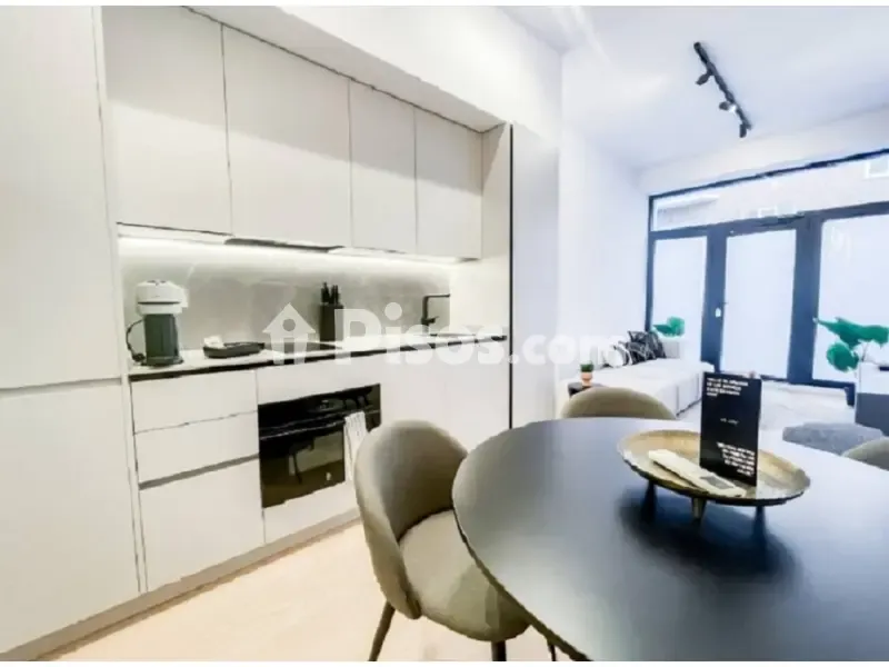Cuisine - Amueblé Flat with Balcony in Carrer Girona