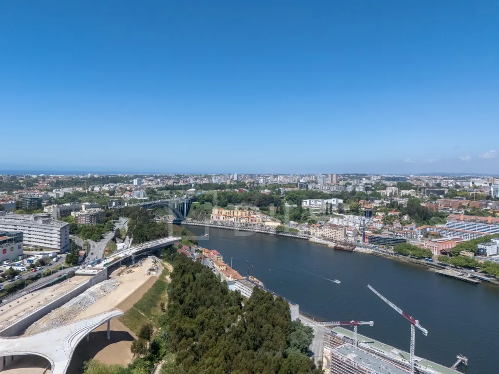 Õhuvaade - T2 Apartment with River View in Vila Nova de Gaia