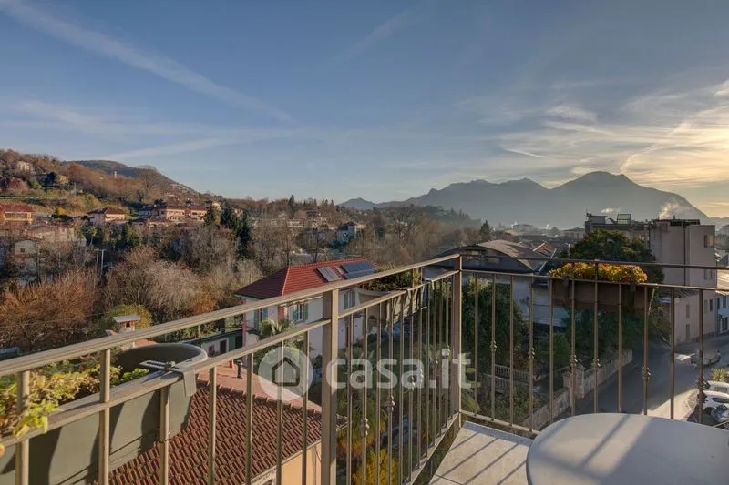 Balcony - Rear-Converted Attico with Balcony in Verbania