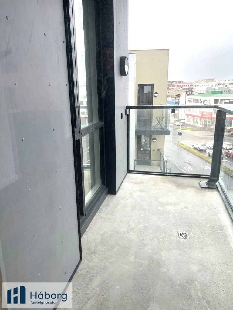 Balcony - 3-room apartment in Reykjavík