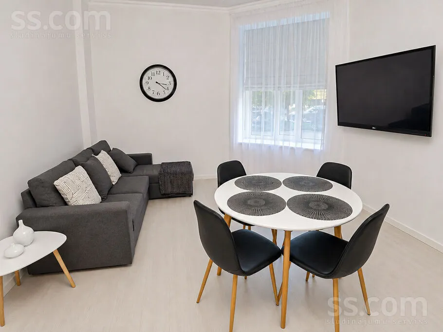 Séjour - 4-Bedroom Flat with Terrace in Riga Centre
