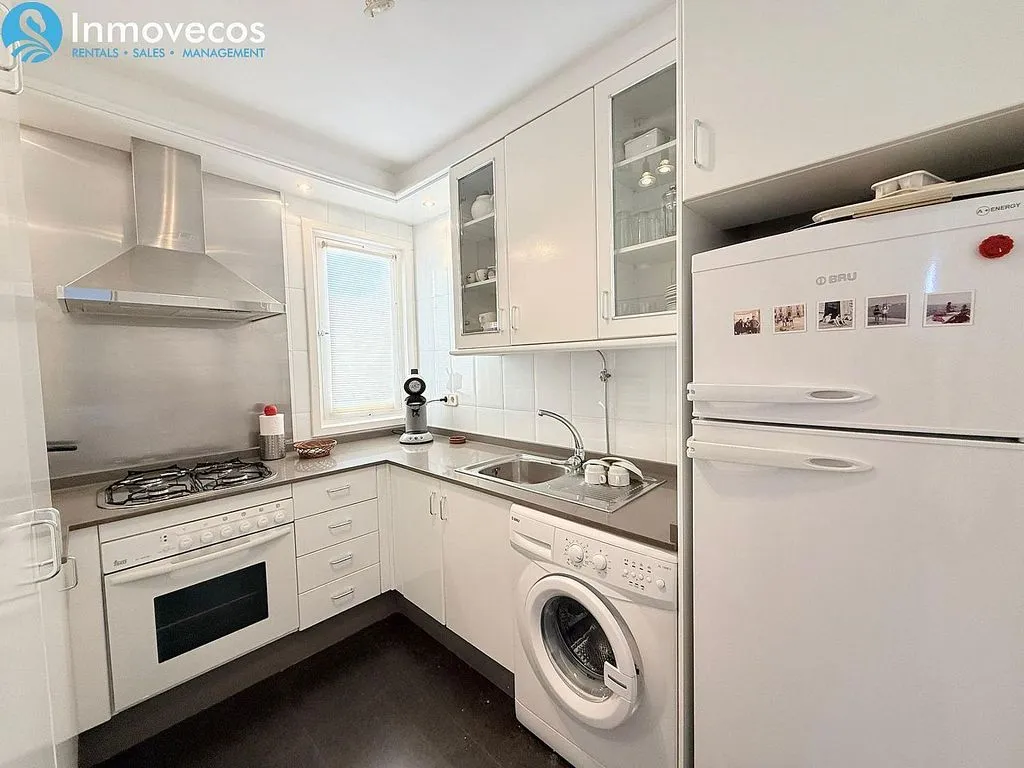 Köök - Apartment with Pool and Terrace in La Manga