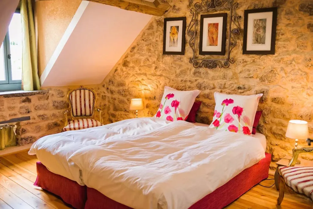 Camere da letto - Guesthouse & Gite with Pool in Allier