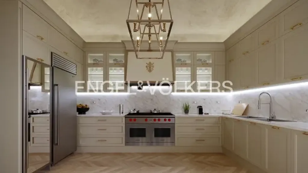Cuisine - Historic Villa Apartment with Garden in Settignano