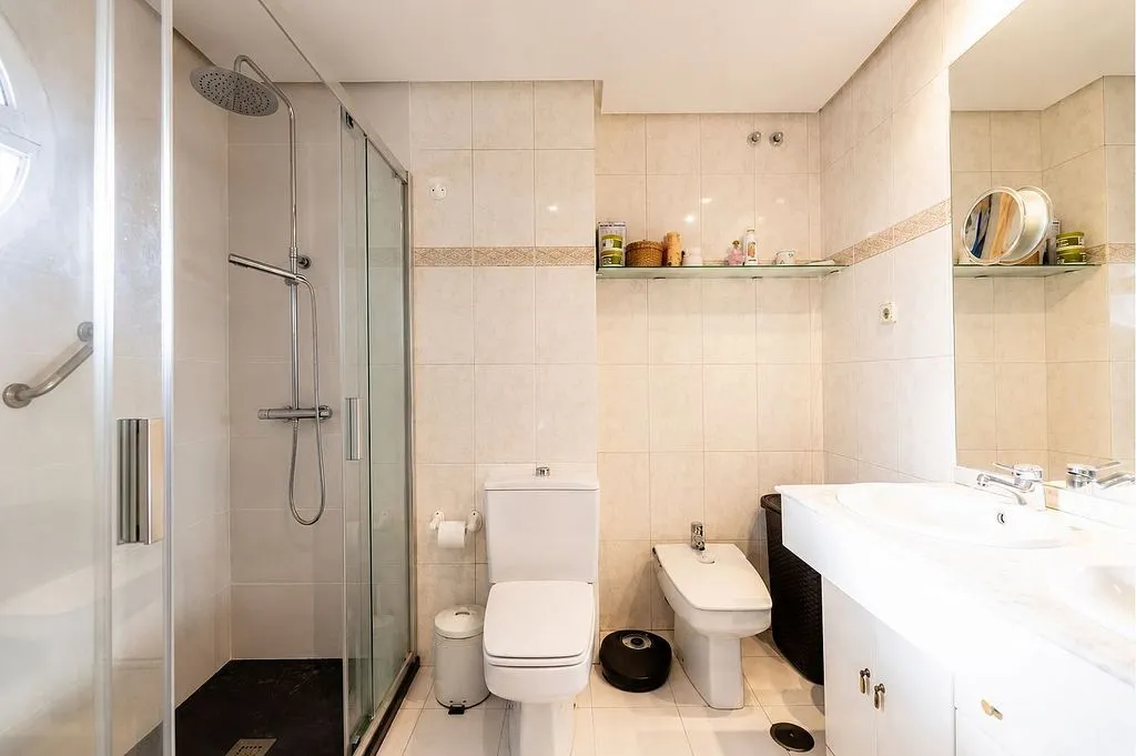 Salles de bain - Terraced House with Pool in Caldes de Montbui