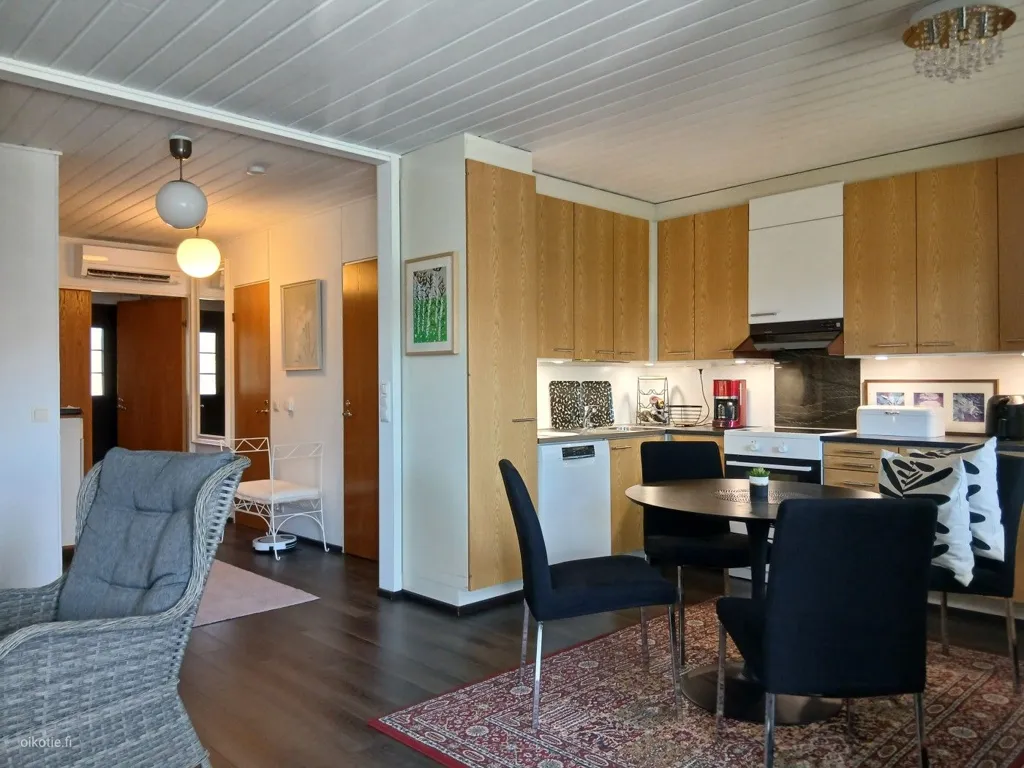 Söögituba - Renovated Duplex with Sauna in Koskenkylä