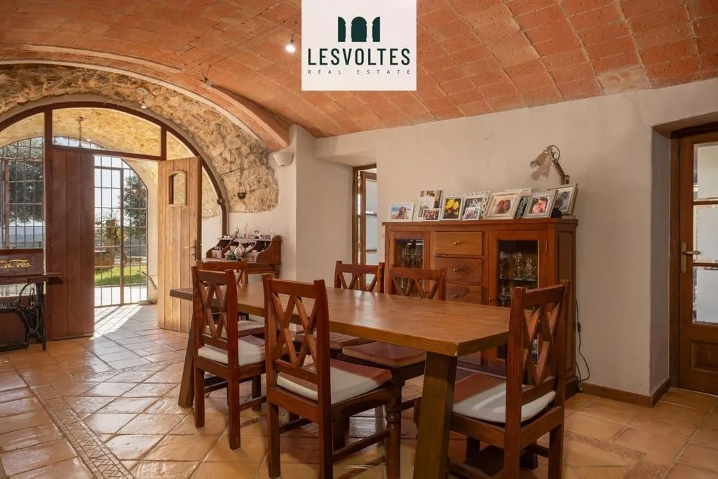 Sala da pranzo - Refurbished Farmhouse with Pool in Corçà