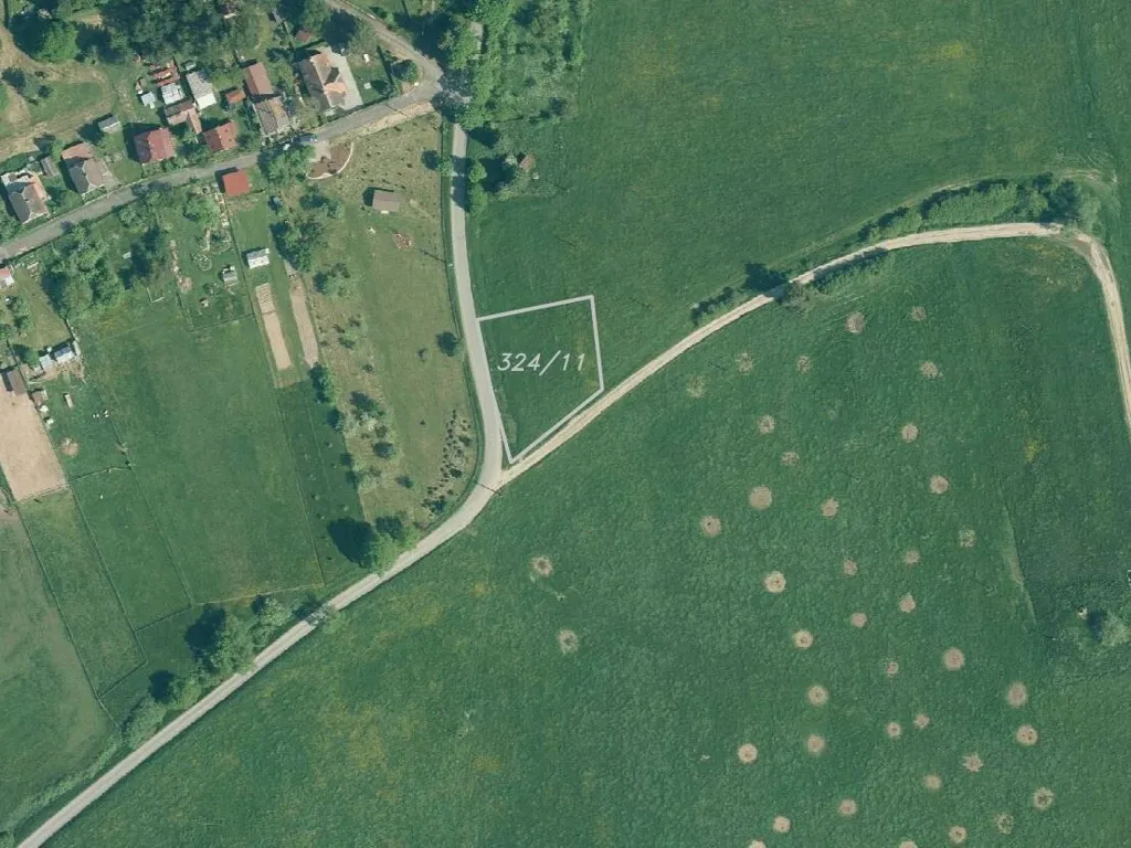 Aerial - Building Plot in Pavlovice, Planá