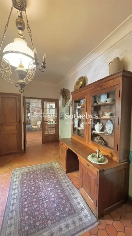 Salle à manger - Demeure d'Architecte en Pierre avec Parc à Douarnenez