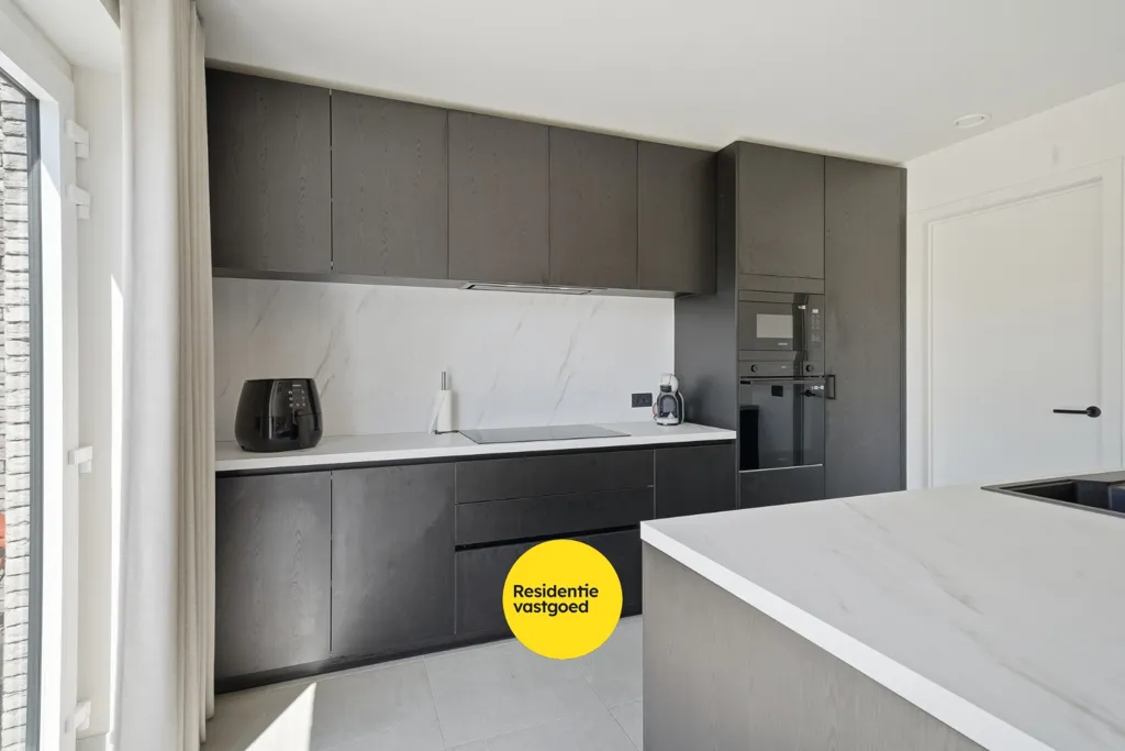 Cuisine - Nouvelle Maison Moderne avec Terrasse à Oudenburg