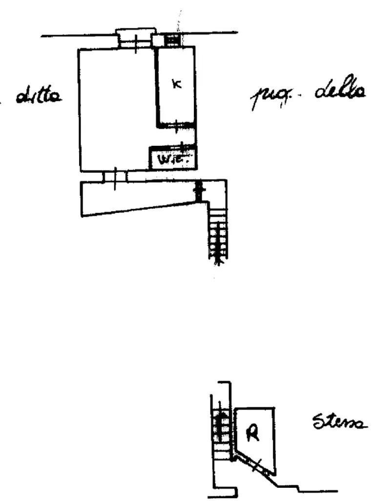 Plan - Central Monolocale with Rental Income in Naples