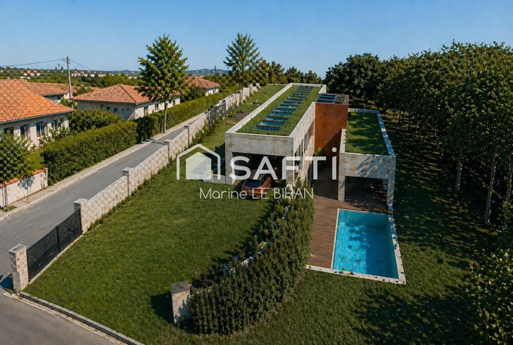 Õhuvaade - Architectural House to Complete in Toulouse