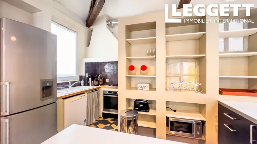 Cuisine - Loft-Style avec Accès Privé à Batignolles, Paris