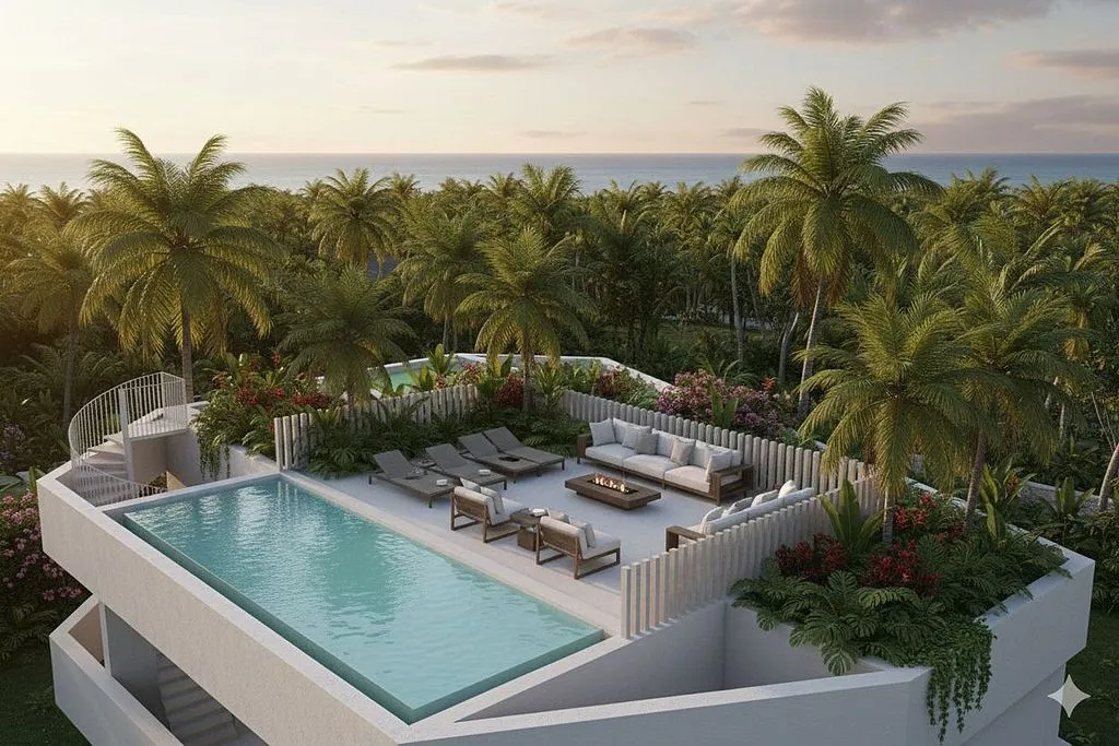 Vue aérienne - Bungalow with Pool and Terrace in Los Monteros