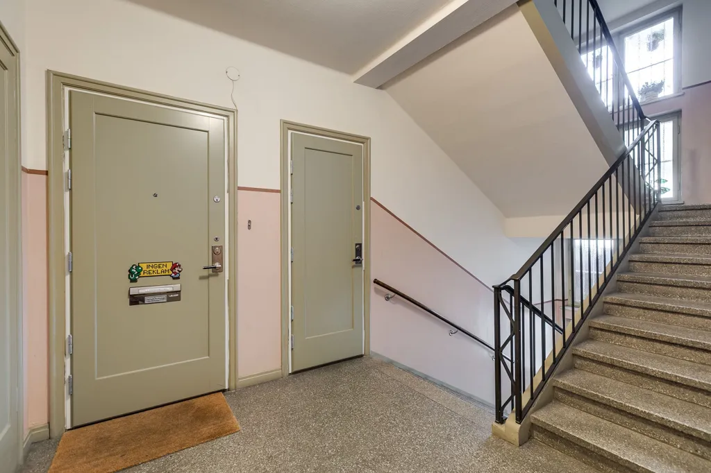 Hallway - Art Deco Flat with Balcony in Central Norrköping