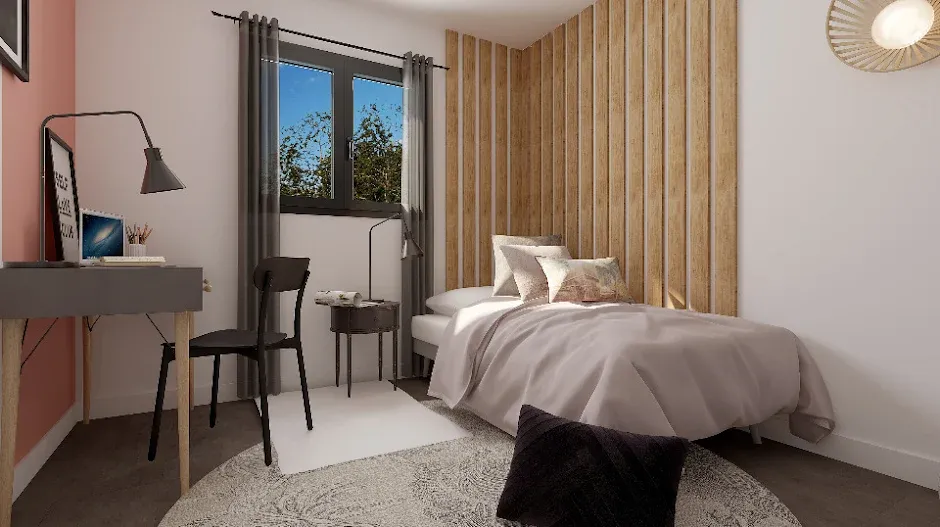 Chambres - Maison Neuve à Le Perrier avec Garage