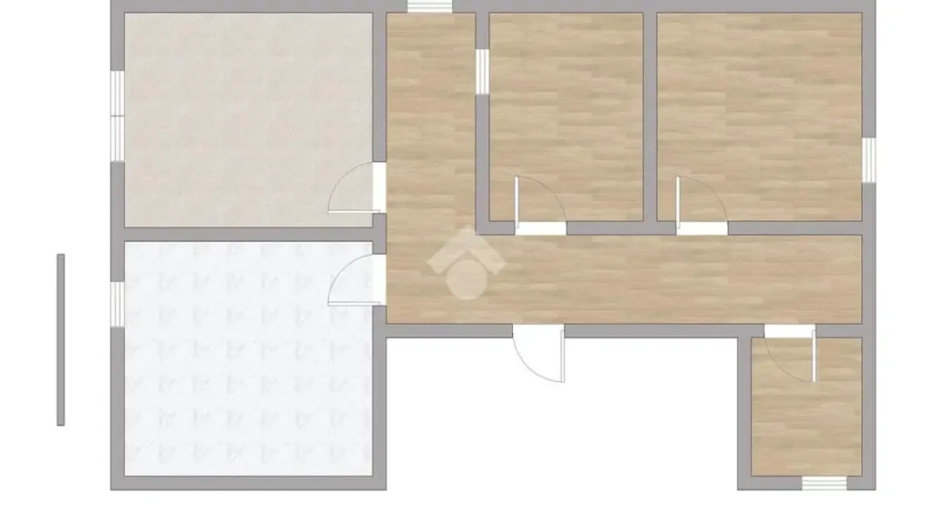 Floor Plan - Trilocale with Elevator and Church View in Ceglie Messapica