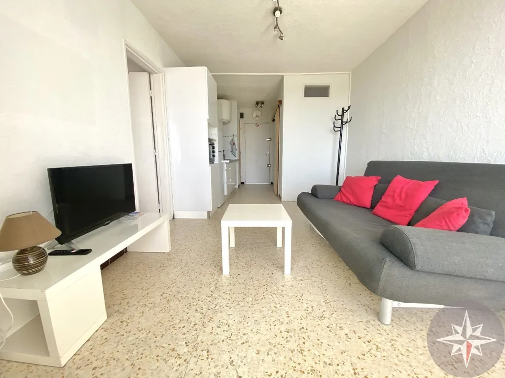 Séjour - Appartement T2 Meublé dans l'Hypercentre de Carnon