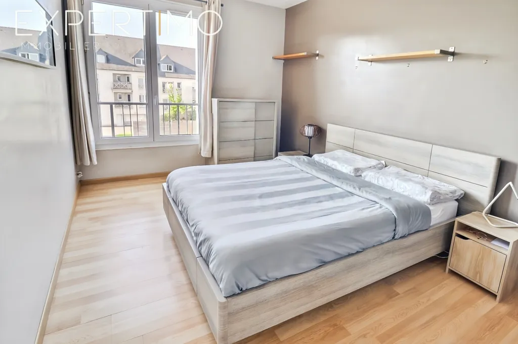Chambres - Appartement T3 avec balcon et ascenseur à Brest