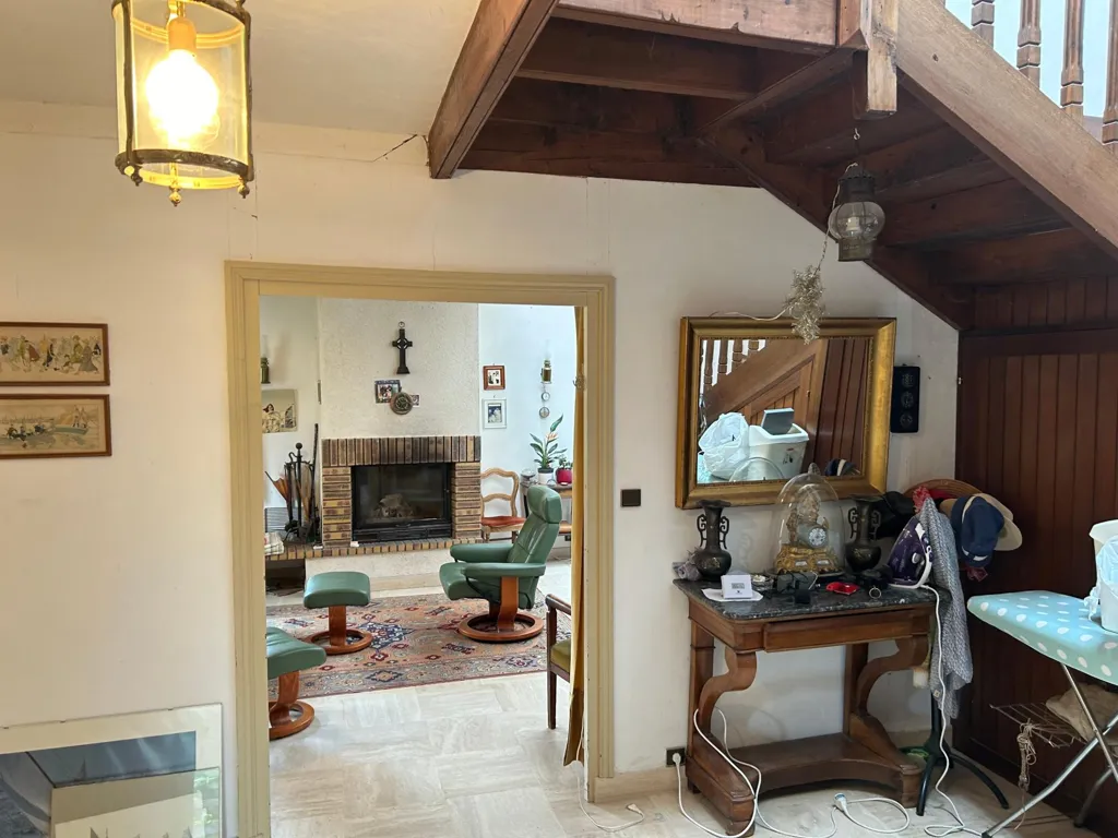 Living Room - Architectural House with Sea View in Roscoff