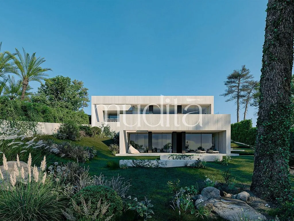 Exterior - Contemporary Villa with Pool in Teià