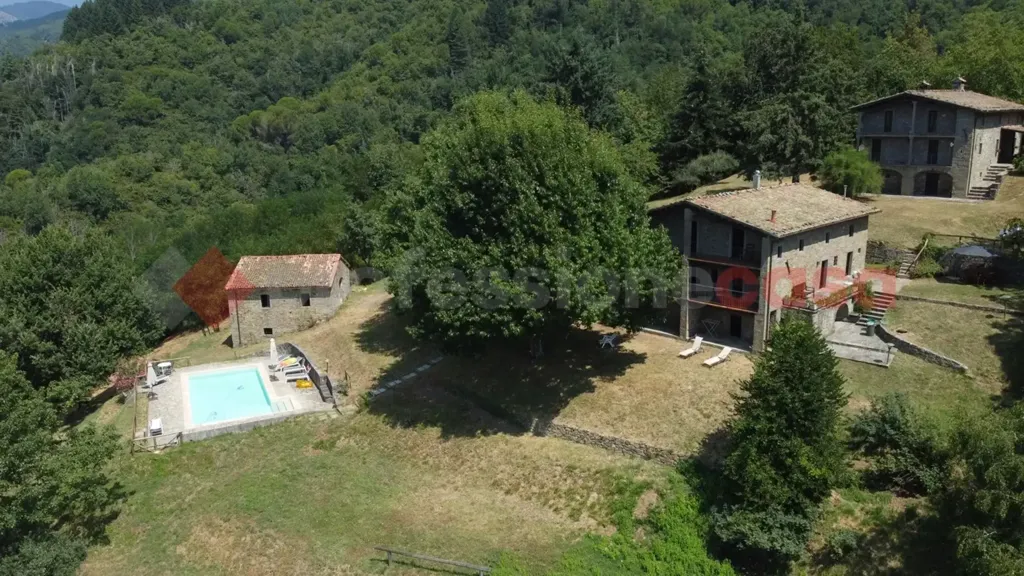 Õhuvaade - Rustic House with Pool in Castiglione Di Garfagnana