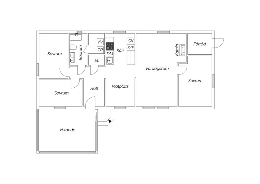 Plaan - 1-Storey Holiday Home with Pool in Skåne