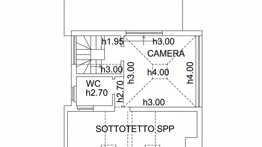 Floor Plan - Luxury Villa with Private Garden in Milan