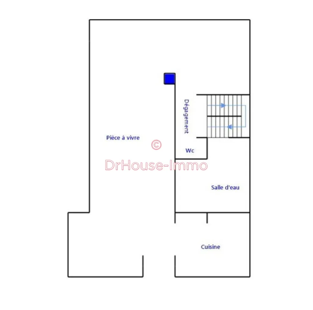 Plan - Maison avec Séjour Ouvert à Ingré