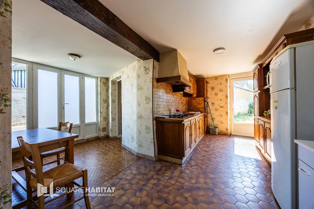 Cuisine - Bungalow de plain-pied avec jardin à Saint-Pierre-d'Autils
