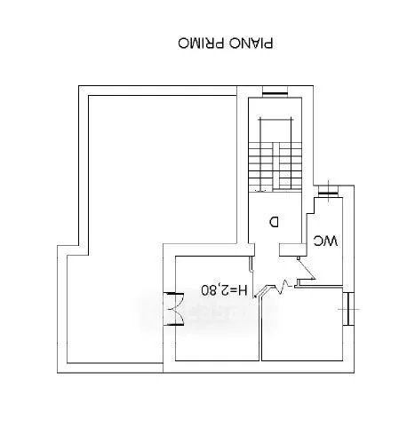 Plan - Apartment with Balcony and Terrace in Matera