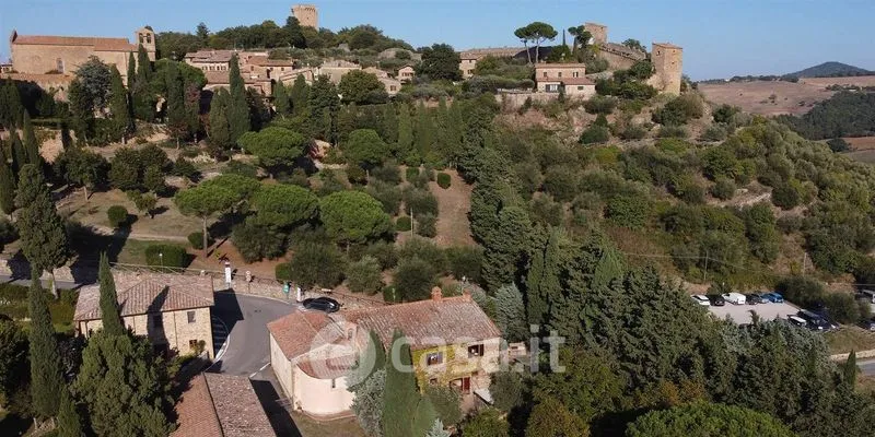 Vue aérienne - Rustic Casale with Private Church in Pienza