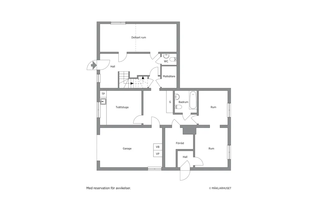 Plan - Villa in Enskede, Ready for Sale