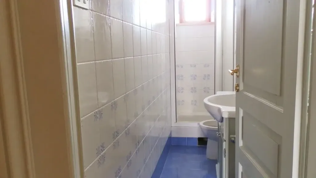 Salles de bain - Terraced Apartment with City View in Trieste
