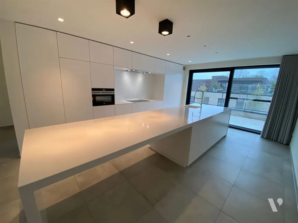 Cuisine - Penthouse avec Deux Terrasses au Centre de Herk-De-Stad