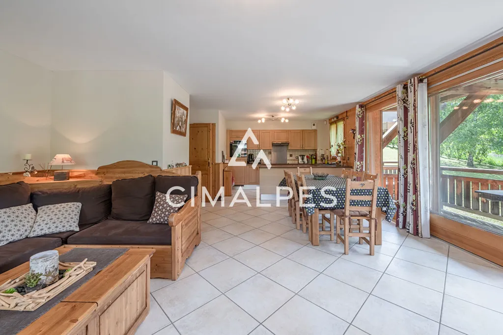 Séjour - Appartement 3 Chambres avec Vues Montagnes au Centre