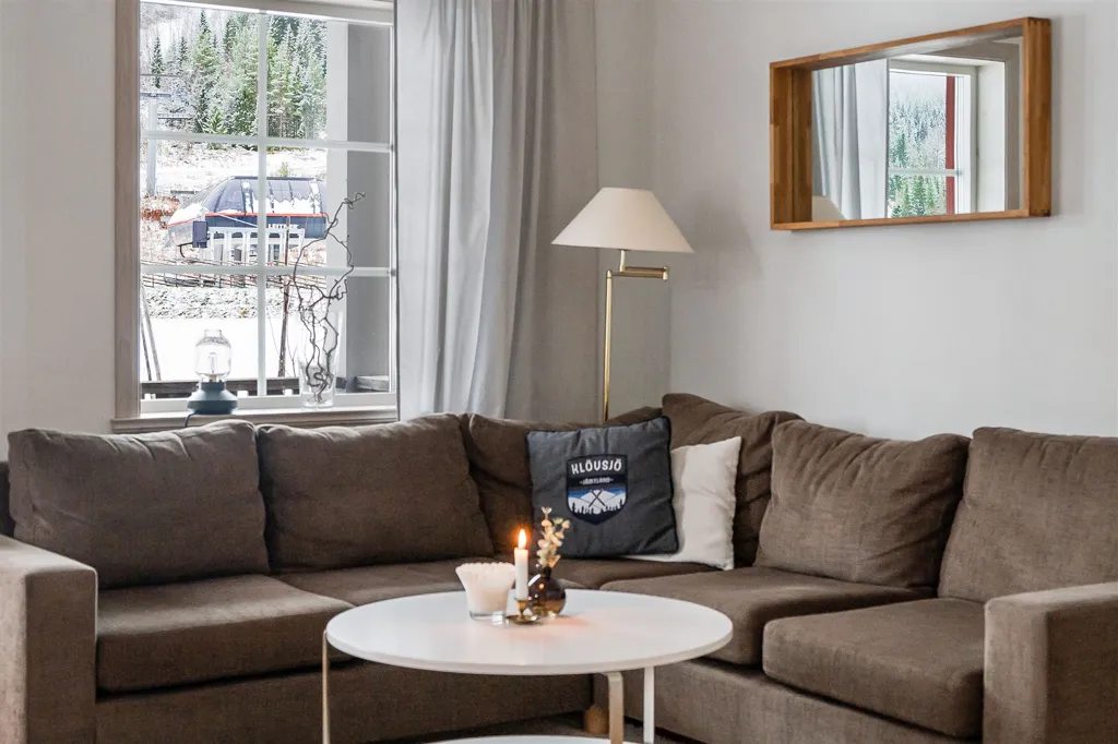Séjour - Apartment with Ski Access in Klövsjö