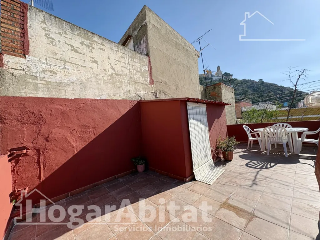 Terrasse - Reformed House with Terrace in Cullera Centre