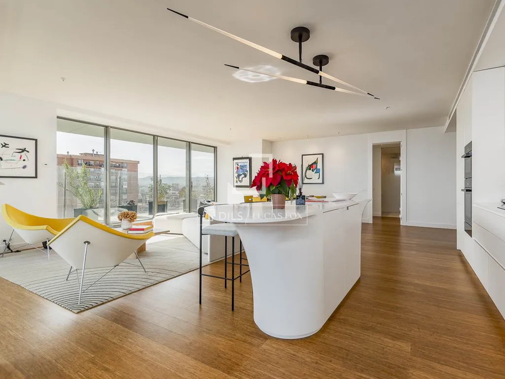 Köök - Luxury Flat with Rooftop Pool in Diagonal Mar, Barcelona
