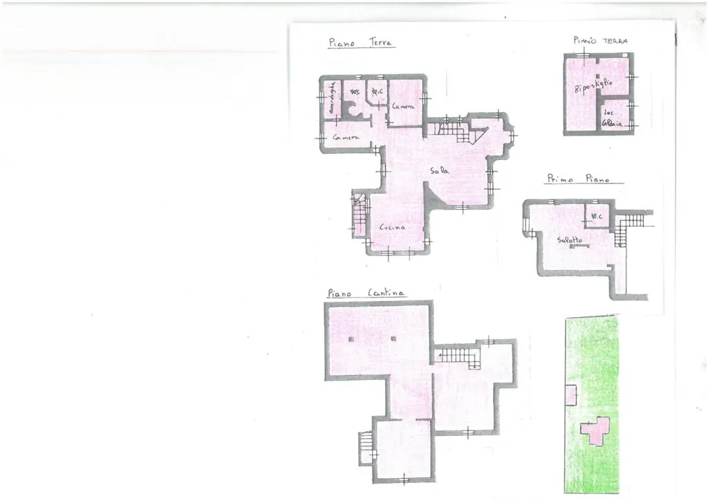 Plan - Luxury Villa with Private Park in Corbetta