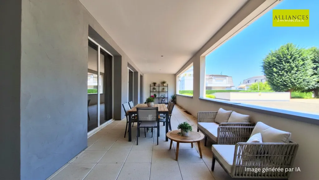 Terrace - Luxury Apartment with Terrace in Pfastatt